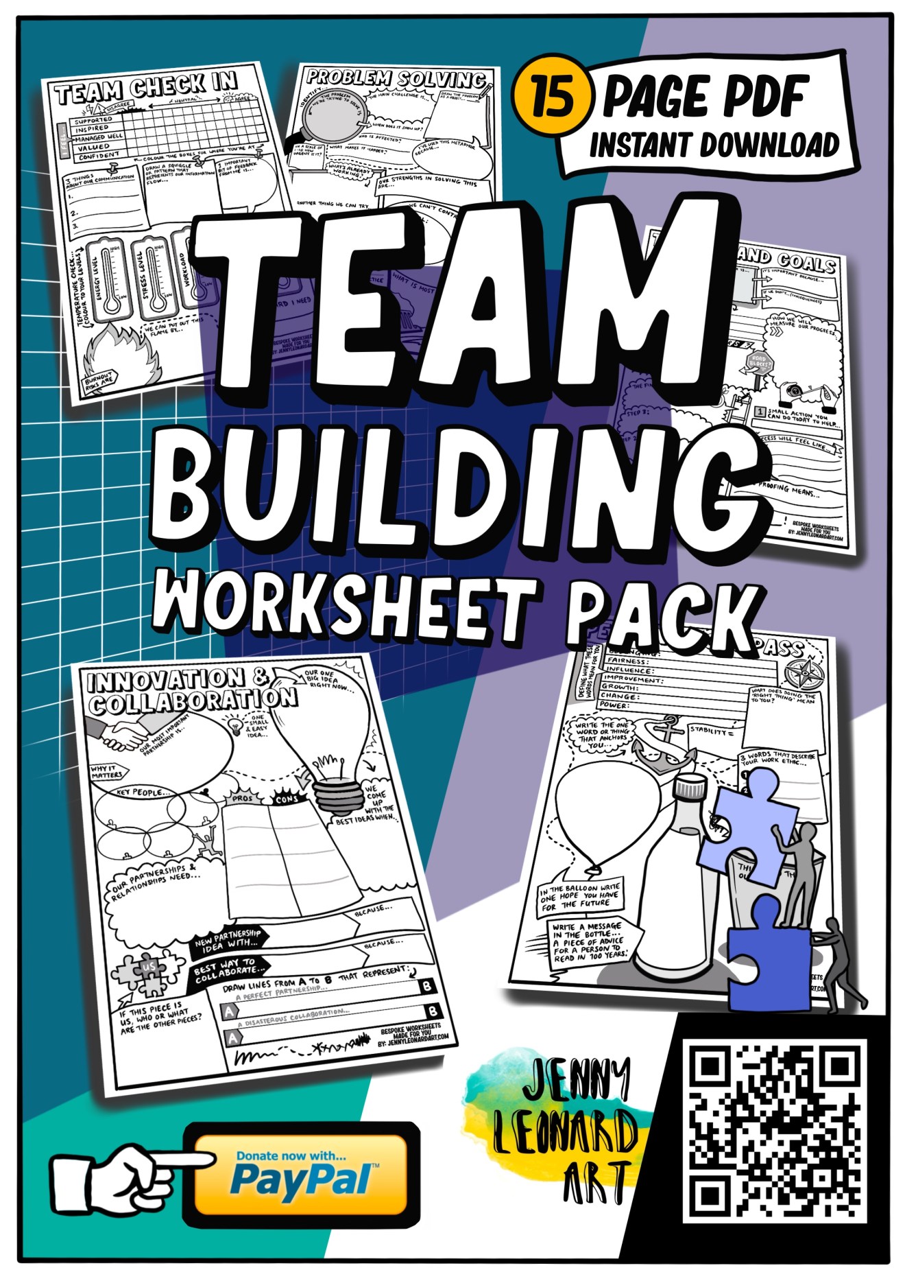 Team Building Activities for Work – A Printable Worksheet Pack – Jenny ...