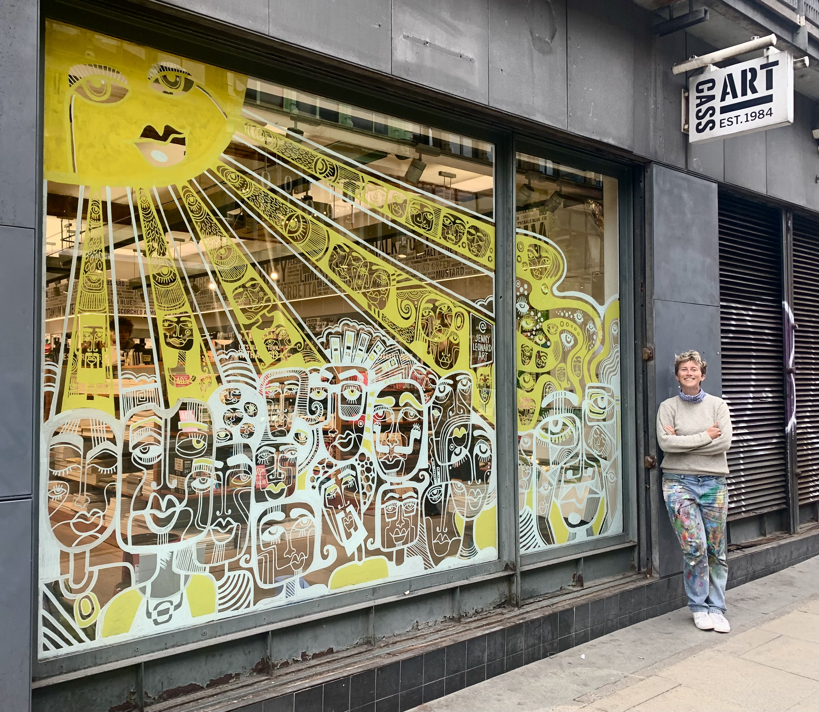 Window Art & Inking – Jenny Leonard Art